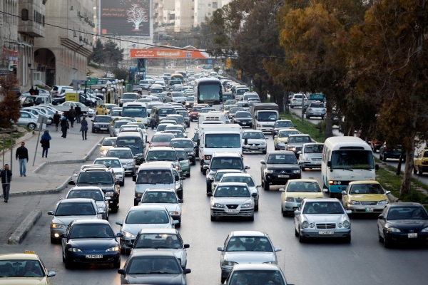 الأمن يكشف عن عدد السيارات في عمان... وازدحامات في 70 موقعا