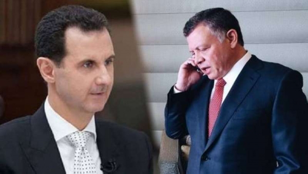الملك للأسد نقف الى جانب سوريا