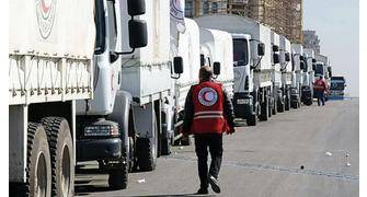 قافلة مساعدات أردنية من 7 شاحنات تصل سوريا