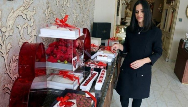 مبيعات عيد الحب بالأردن لضحايا زلزال سوريا وتركيا