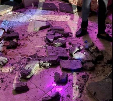 إصابات نتيجة سقوط أجزاء من واجهة عمارة بالعقبة