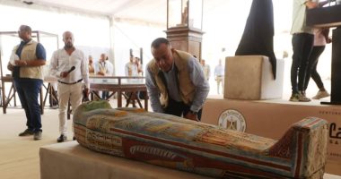 مصر تعلن عن اكتشاف أكبر ورشة تحنيط في آثار سقارة  صور