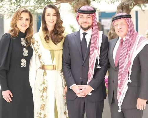 عائلة حداد تهنئ بمناسبة عقد قران صاحب السمو الملكي ولي العهد الأمير الحسين