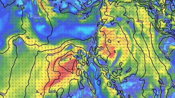 الأردن يتأثر بامتداد منخفض جوّي خماسيني حتى الثلاثاء