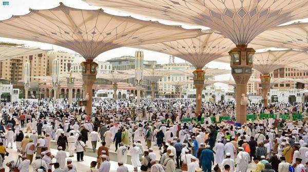 وصول أكثر من 661 ألف حاج إلى المدينة المنورة