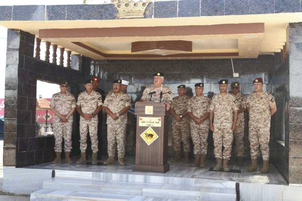 الحنيطي يشارك نشامى القوات المسلحة فرحة ثاني أيام العيد