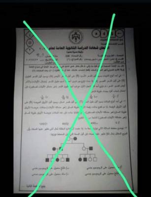 التربية تنفي تسريب أسئلة امتحان الأحياء