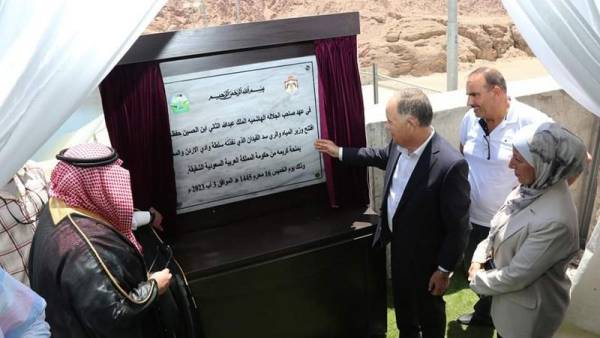 المياه : تدشن سد الفيدان في وادي عربة بطاقة تخزينية 3,5 مليون متر مكعب