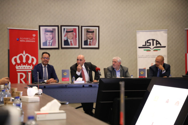 مذكرة تفاهم بين جمعية وكلاء السياحة و السفر والملكية الأردنية بحضور ومشاركة من هيئة تنشيط السياحة