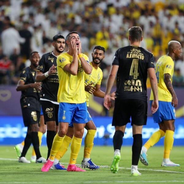 رونالدو ينفجر غضبا بعد الخسارة أمام التعاون