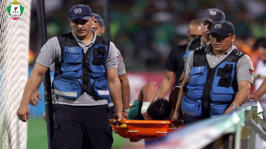 إصابة مدافع الوحدات طارق خطاب بقطع في الرباط الصليبي وسيغيب عن الملاعب 6 أشهر