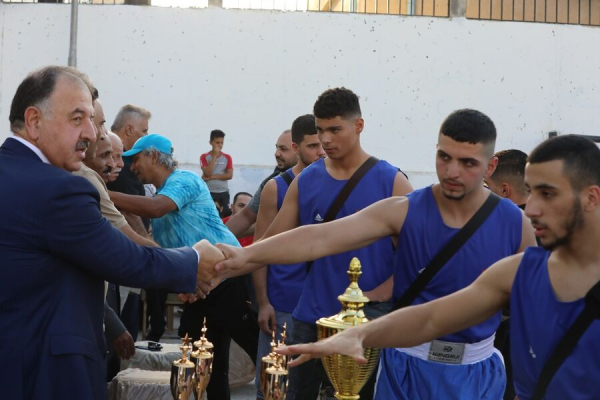 رفعت الطويل يرعى الاحتفال الكبير بيوم الملاكمة العالمي (صور)