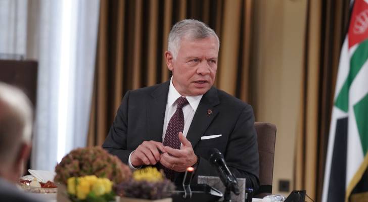 الملك يشدد على ضرورة تكثيف الجهود لضبط النفس في غزة