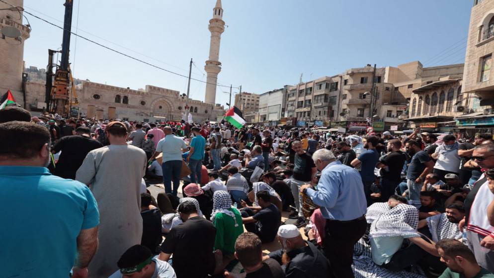 مسيرات في مختلف أنحاء الأردن نصرة لأهالي غزة مطالبة بوقف العدوان الإسرائيلي