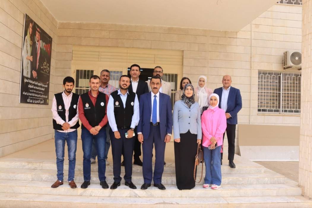 مهيدات يتفقد سير الأعمال الرقابية في فرع المؤسسة في محافظة المفرق