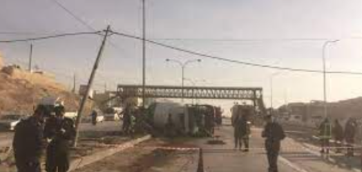 تغيير المسرب يتسبب بتدهور صهريج ووفاة شخص