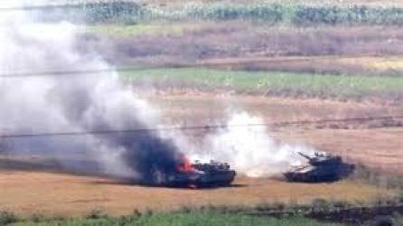 كمين للمقاومة يوقع اصابات خطيرة بين جنود الإحتلال وتدمير دبابة وجرافتين في غزة