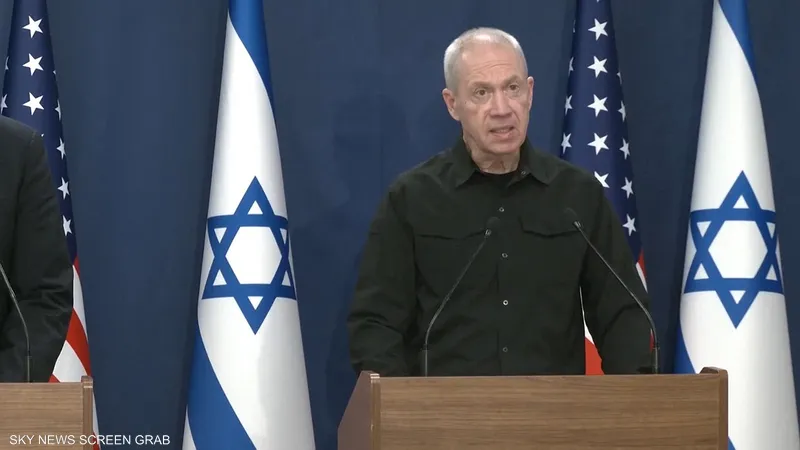 وزير الدفاع الإسرائيلي بعد فيديو كتائب القسام: الحرب صعبة لكنها مستمرة