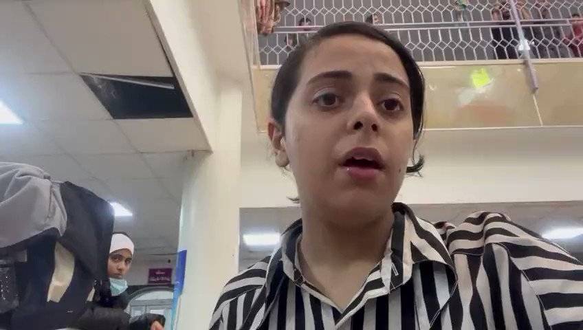 رسالة عاجلة من داخل مستشفى الرنتيسي للأطفال وسط مدينة غزة .. فيديو