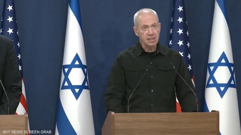 وزير الدفاع الاسرائيلي يوجه رسالة لحزب الله