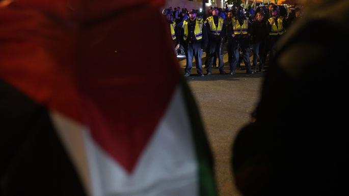 اشتباكات قرب الكونغرس بين الشرطة ومحتجين يطالبون بوقف الحرب على غزة