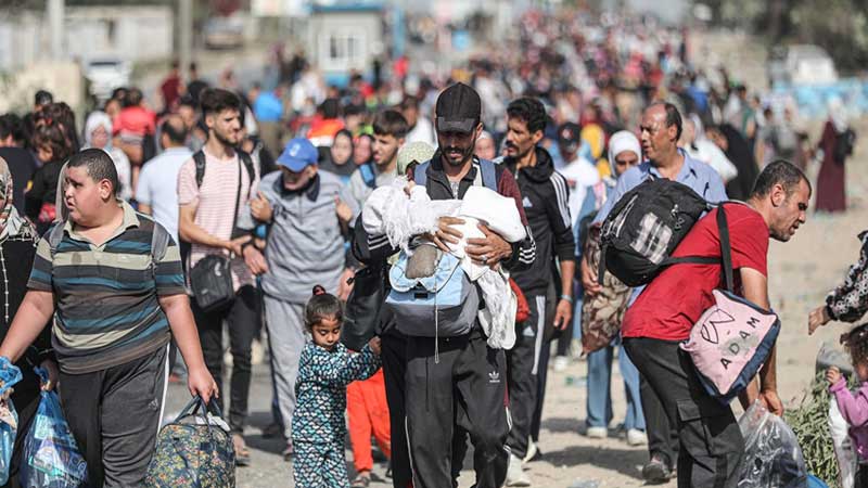 الجيش الإسرائيلي يجدد مطالبته سكان قطاع غزة بالانتقال من الشمال نحو الجنوب