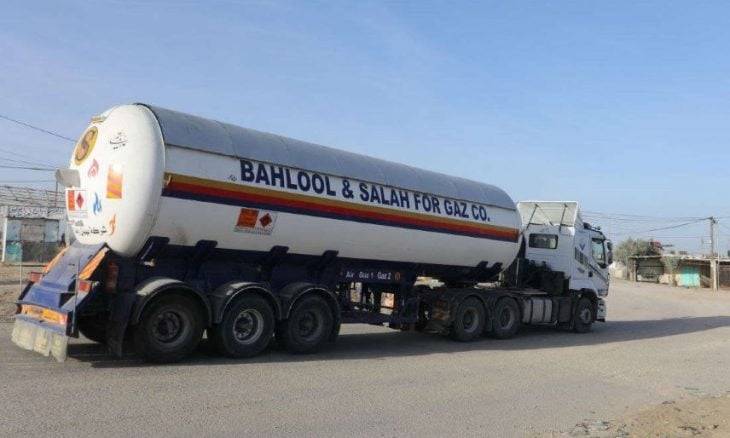 غزة.. دخول 7 شاحنات إضافية من الوقود وغاز الطهي