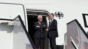 بعد وصوله إلى قطر.. الرئيس الألماني ينتظر نصف ساعة في الطائرة