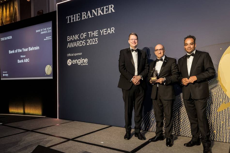 بنك ABC يفوز بلقب أفضل بنك في البحرين للعام 2023 من مجلة ذا بانكر للمرة الثالثة
