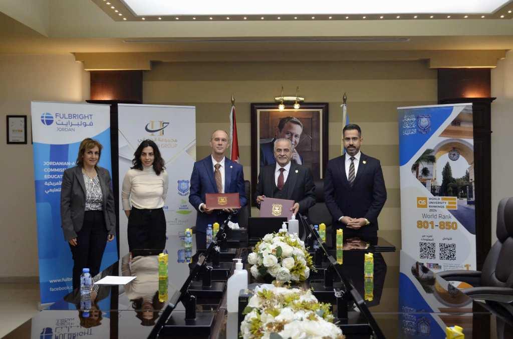 عمان الأهلية تستضيف المدير التنفيذي لفولبرايت الأردن