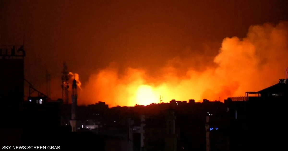 الاحتلال ألقى 29 ألف قذيفة أرض جو على غزة