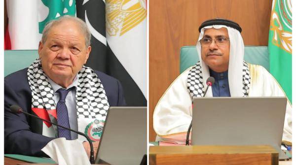 رئيسا البرلمان العربي والفلسطيني يثمنان جهود الملك في دعم القضية الفلسطينية
