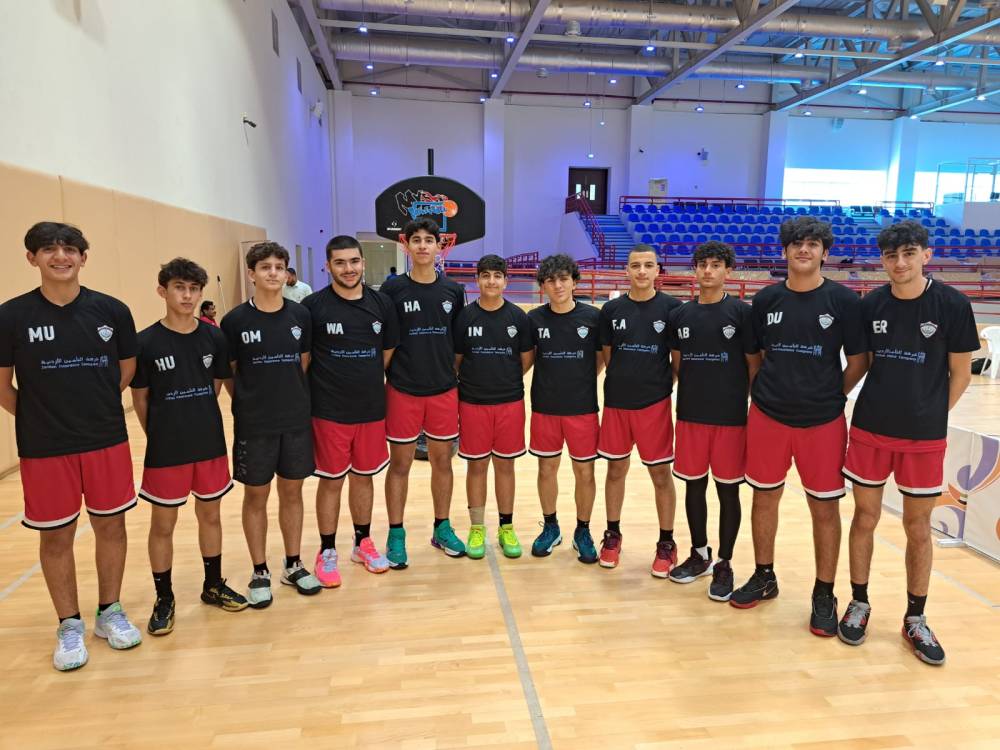 التأمين الاردنية ترعى فريق النادي الأرثوذكسي للناشئين في بطولة الشارقة الدولية لكرة السلة