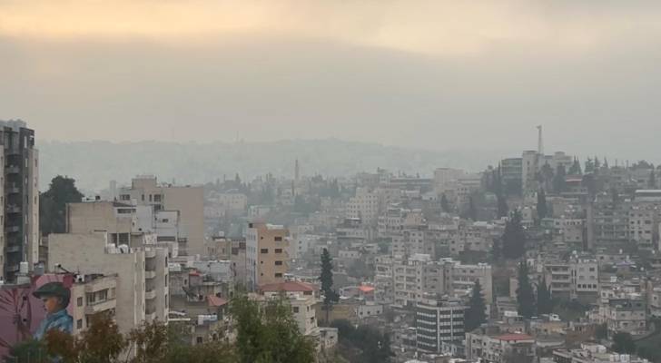 أجواء باردة نسبيا وزخات متفرقة من الأمطار متوقعة في الأردن