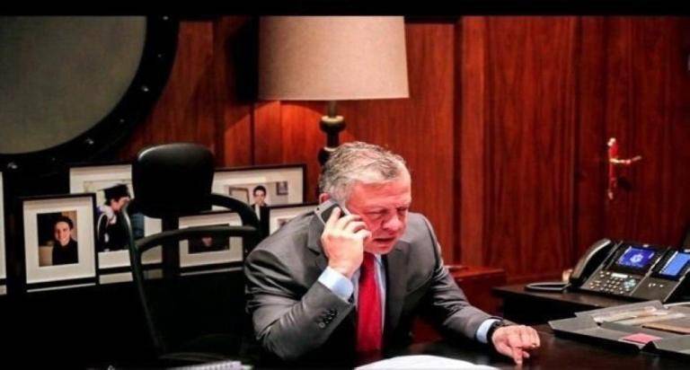 جلالة الملك يتلقى اتصالًا من غوتيريش