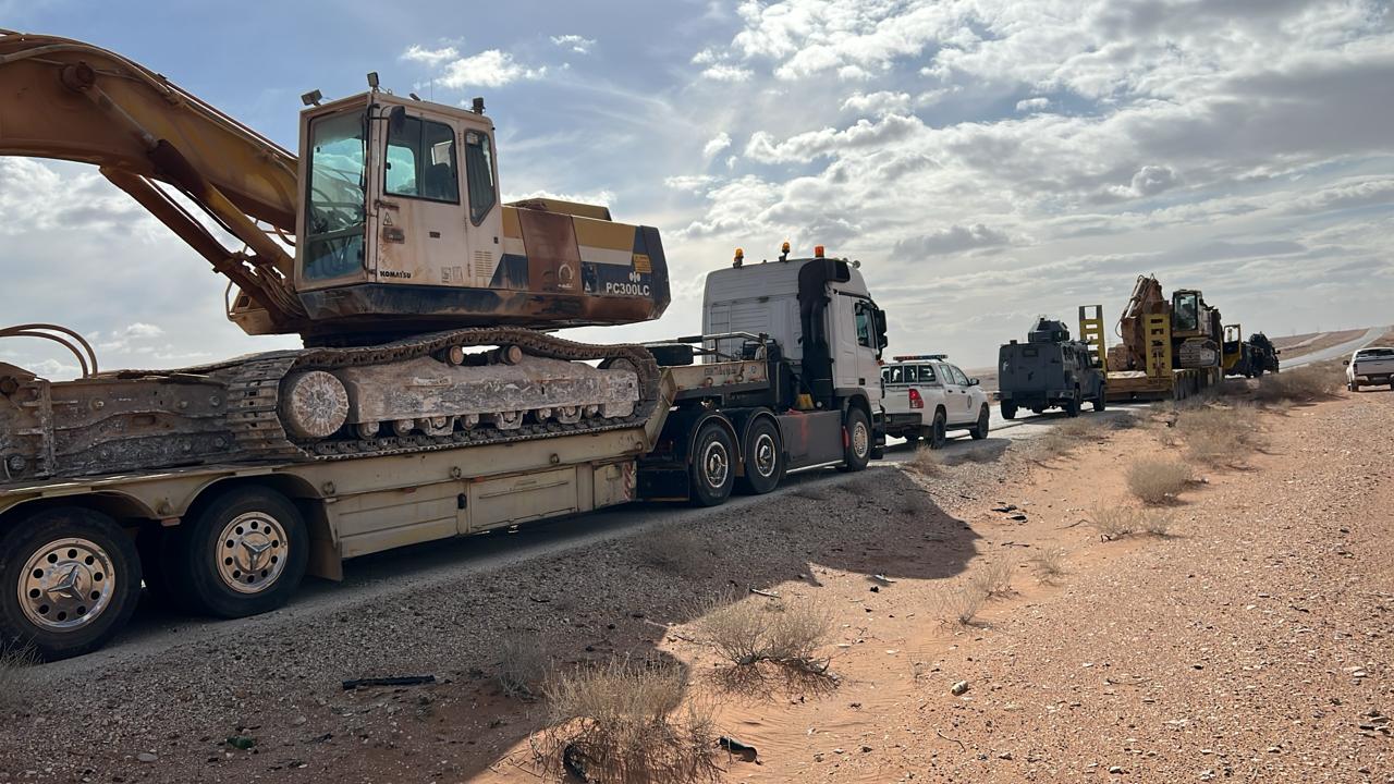 الطاقة والمعادن تضبط مقلعين مخالفين في منطقة الرويشد
