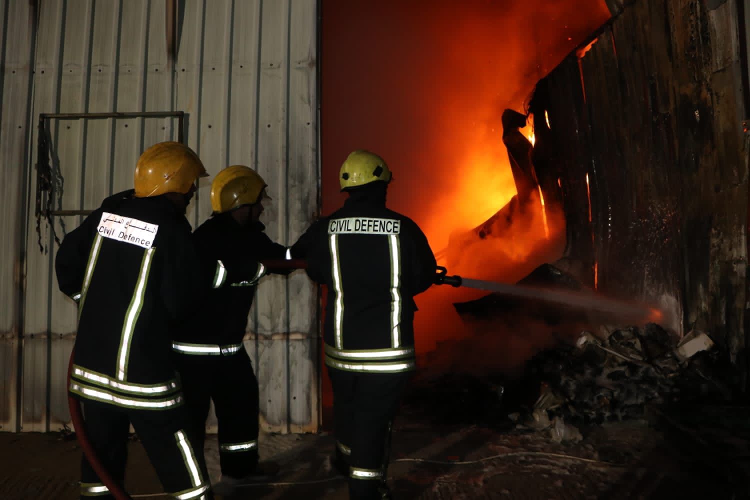 وفاة ثلاثة أشخاص وإصابة 5 آخرين إثر حريق منزل في جرش