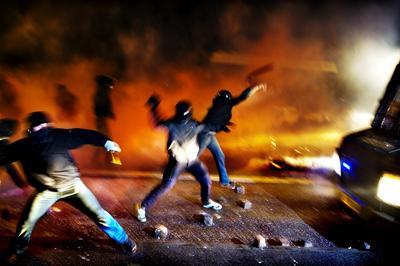 شغب في الزرقاء بسبب (قطعة ارض)