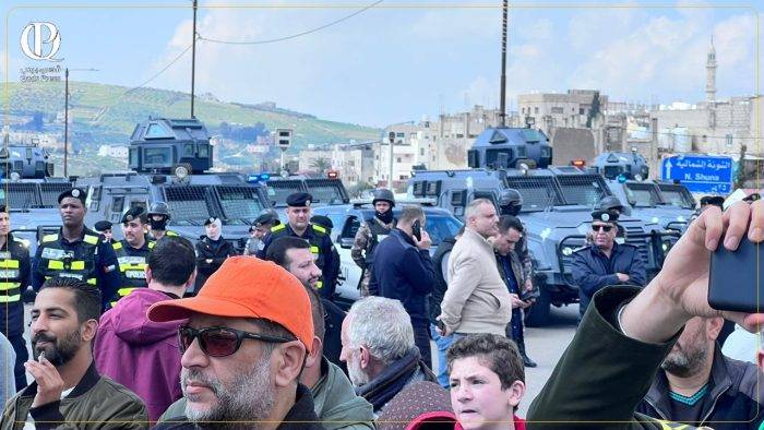السلطات الأردنية تمنع آلاف المتظاهرين من الوصول إلى المنطقة الحدودية مع فلسطين