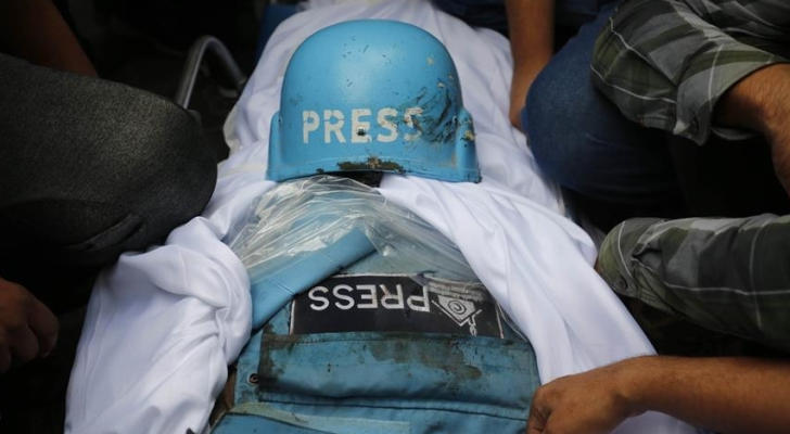 ارتفاع حصيلة الصحفيين الشهداء في قطاع غزة