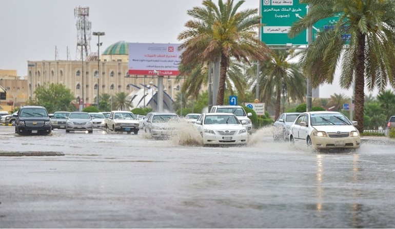 السعودية: أمطار رعدية على مكة والمدينة اليوم