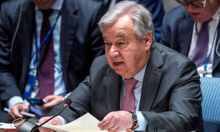 غوتيريش: أطفال غزة يموتون أو يشاهدون والديهم يقتلون