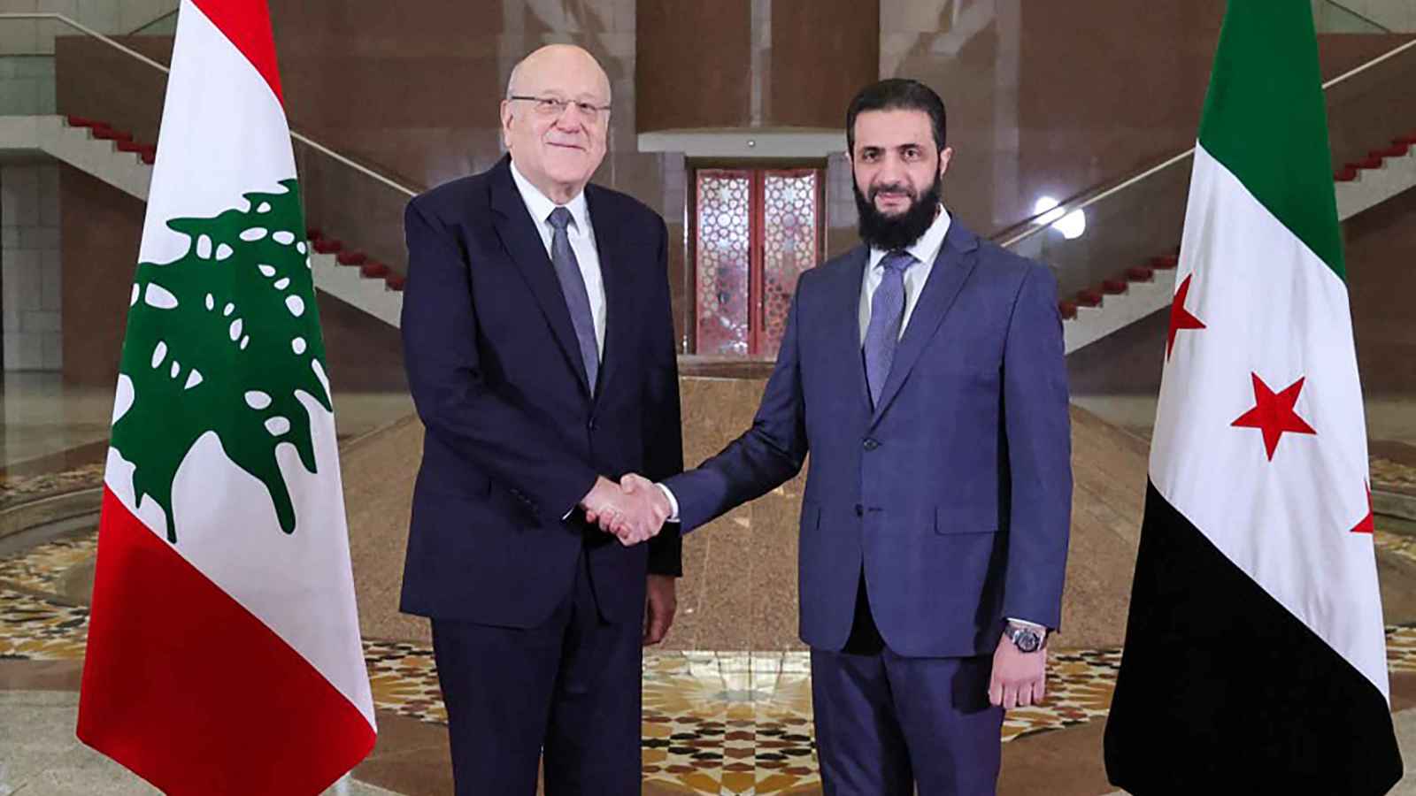 الشرع عقب لقاء ميقاتي: سوريا ستقف على مسافة واحدة من جميع اللبنانيين