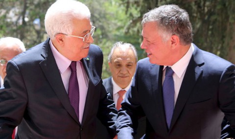 بعد قنبلة ترامب عن غزة لقاء في عمان بين الملك وعباس