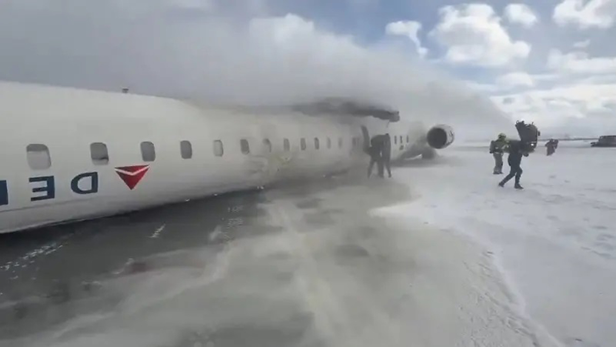 تحطم طائرة ركاب امريكية في كندا