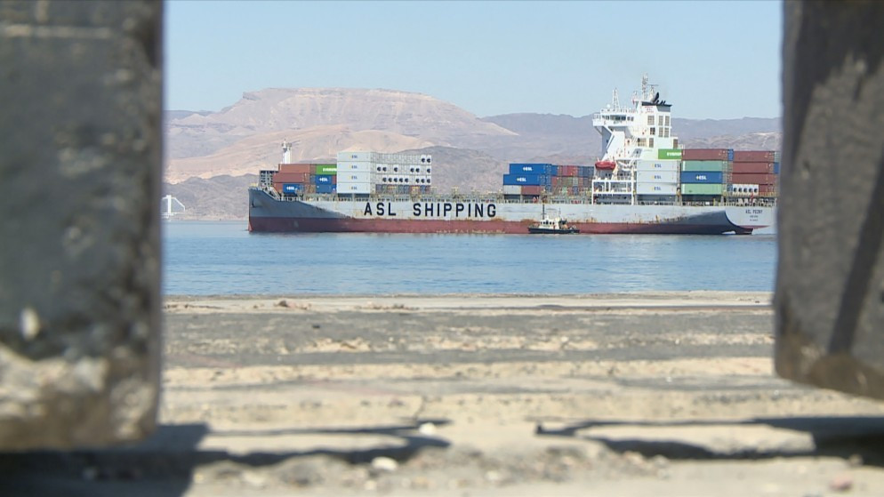 ارتفاع حركة البواخر والبضائع الواردة عبر موانئ العقبة في 2024