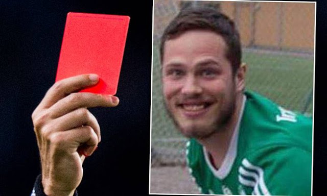 حالة طرد غريبة في كرة القدم سببها إخراج الريح