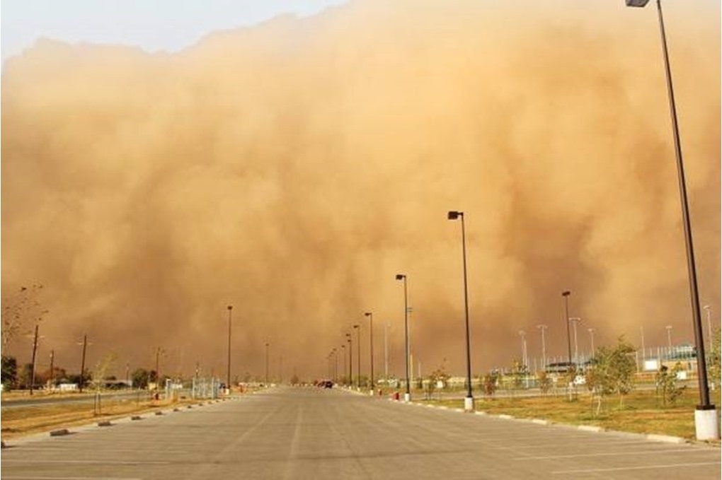 طقس متقلب .. دافىء اليوم ومغبر غداً مع دخول المنخفض الخماسيني