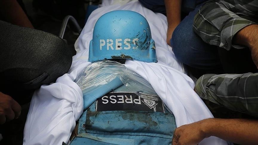 استشهاد 209 صحفيين منذ بدء العدوان على قطاع غزة