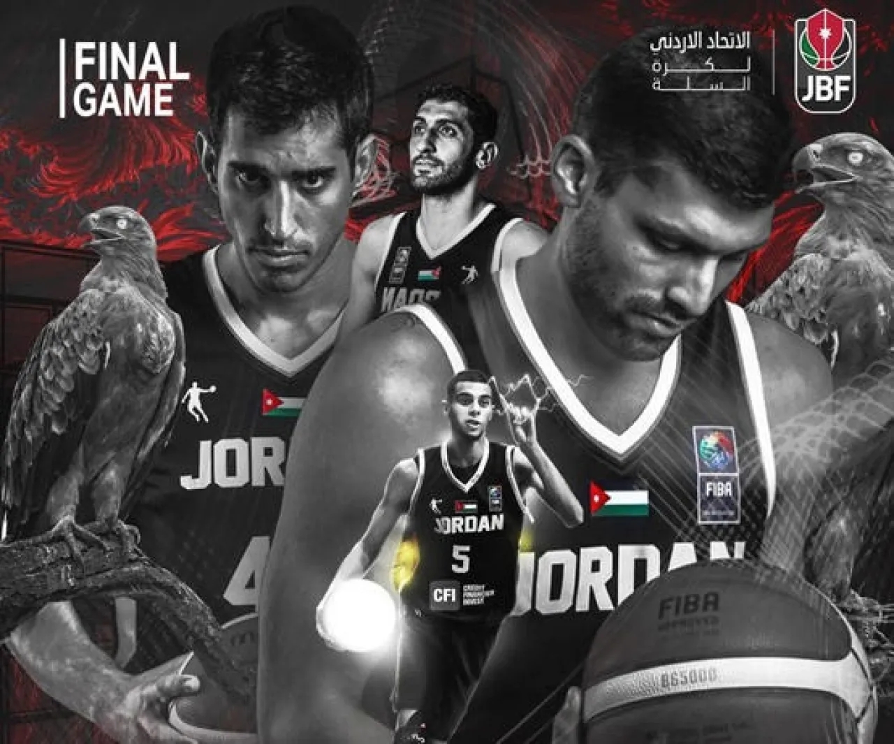 صقور الأردن في مجموعة السعودية بكأس آسيا